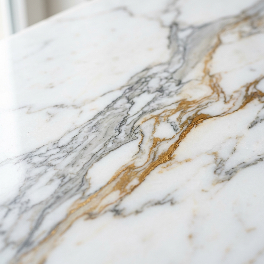 Statuario Marble Finishes Detail